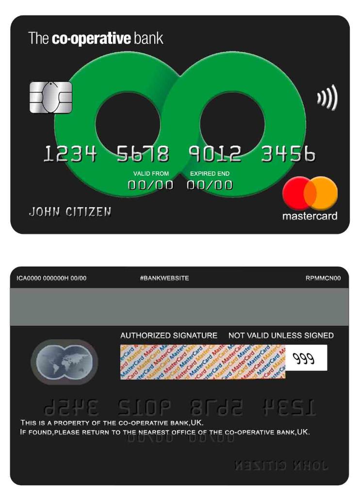 UK The co-operative bank mastercard